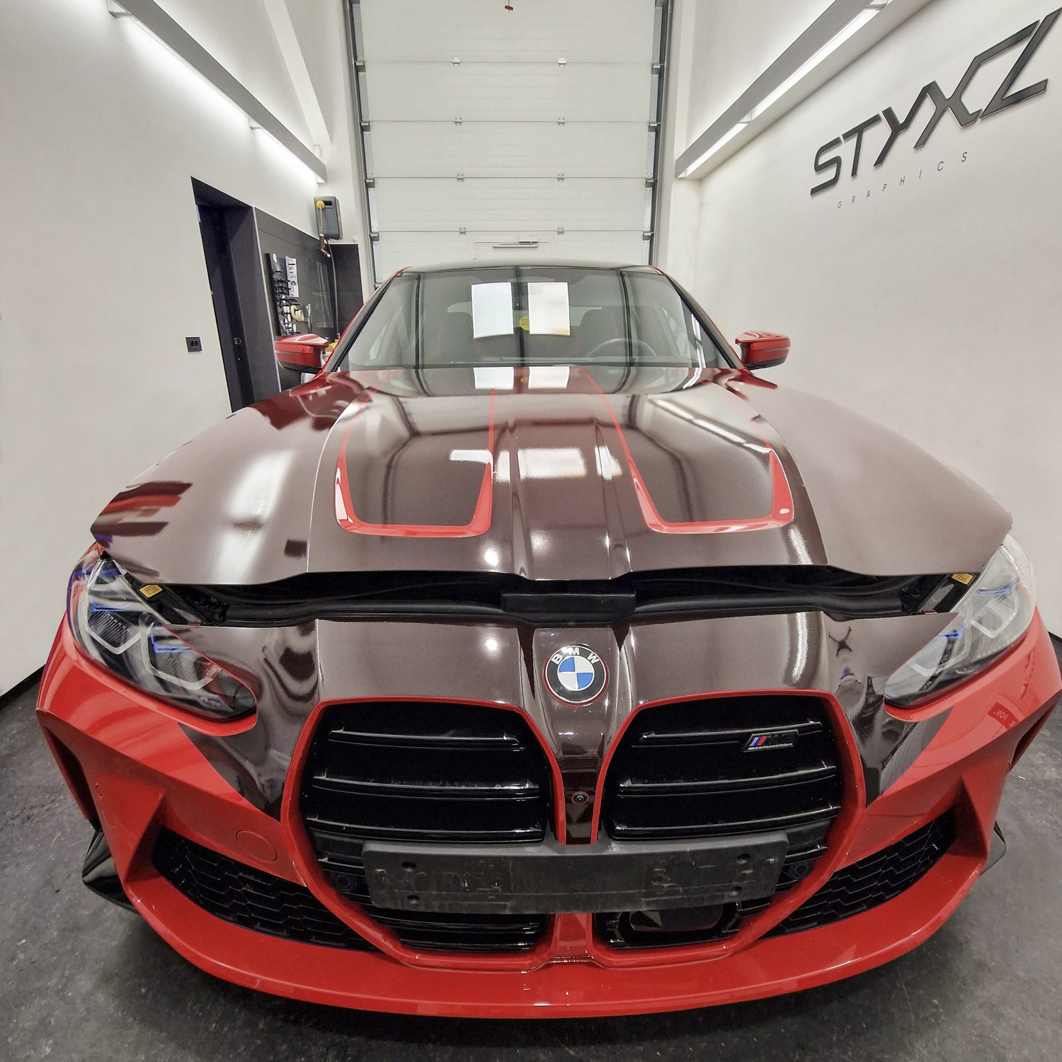 Polepitev osebnega vozila BMW M3 za Zoltan, izvedeno s strani Styxz.